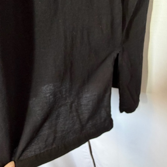 J. Crew Sleeveless T shirt Shift Dress XS Black Summer Minimalist Classic Comfy - Picture 4 of 12